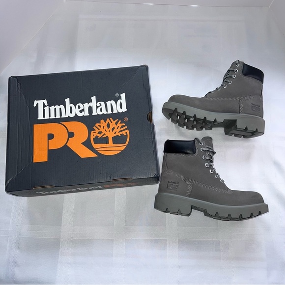 Timberland PRO Men's Gray Work Boots - Picture 2 of 15